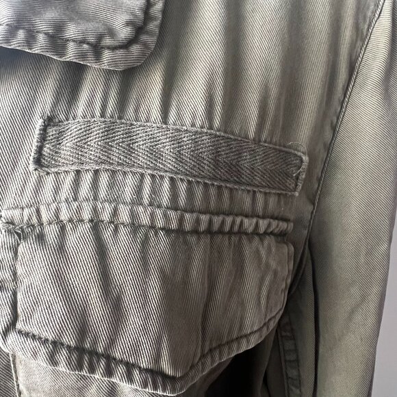 🫒Buffalo David Bitton Military Anorak Jacket - Army Green Utility Sz M!! - Picture 8 of 14